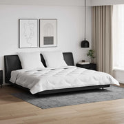 vidaXL Duvet Invernale 3 pcs Bianco 240 x 220 cm Microfibra