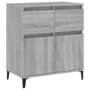 Buffet credenza cassettiera armadio mobile contenitore organizer cucina soggiorno Sonoma 60 x 35 x 70 cm legno ingegnerizzato grigio 02_0036414