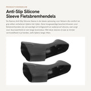 Remmordente Ergonomico - Progettazione Ergonomica - Remmordente per Bicicletta - Protezione Antiscivolo - Cappuccio in Silicone Leggero - Impermeabile - Riduce la Fatica - Manubrio di Trazione