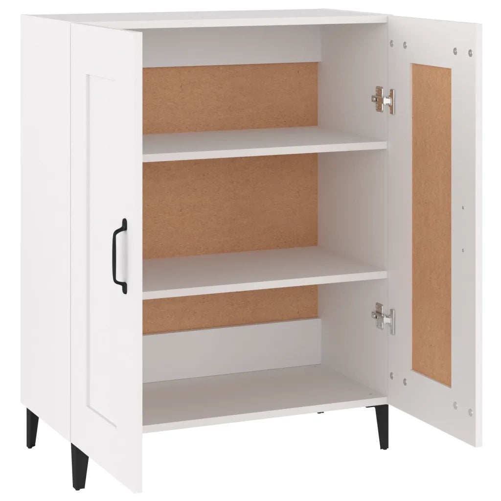 Credenza Bianca 69,5x34x90 cm in Legno Multistrato 812141