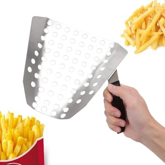 Spedizioni Popcorn - Manico Ergonomico - Progettazione Forata - Ideale per Cucina Casa/Cinema - Perfetto per Popcorn Machine - Facilita il Lavoro - Cucchiaio Popcorn