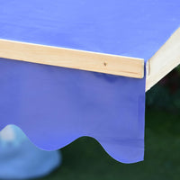 Sabbiera da Esterno con Tettuccio Parasole 120x120x120 cm in Legno Blu