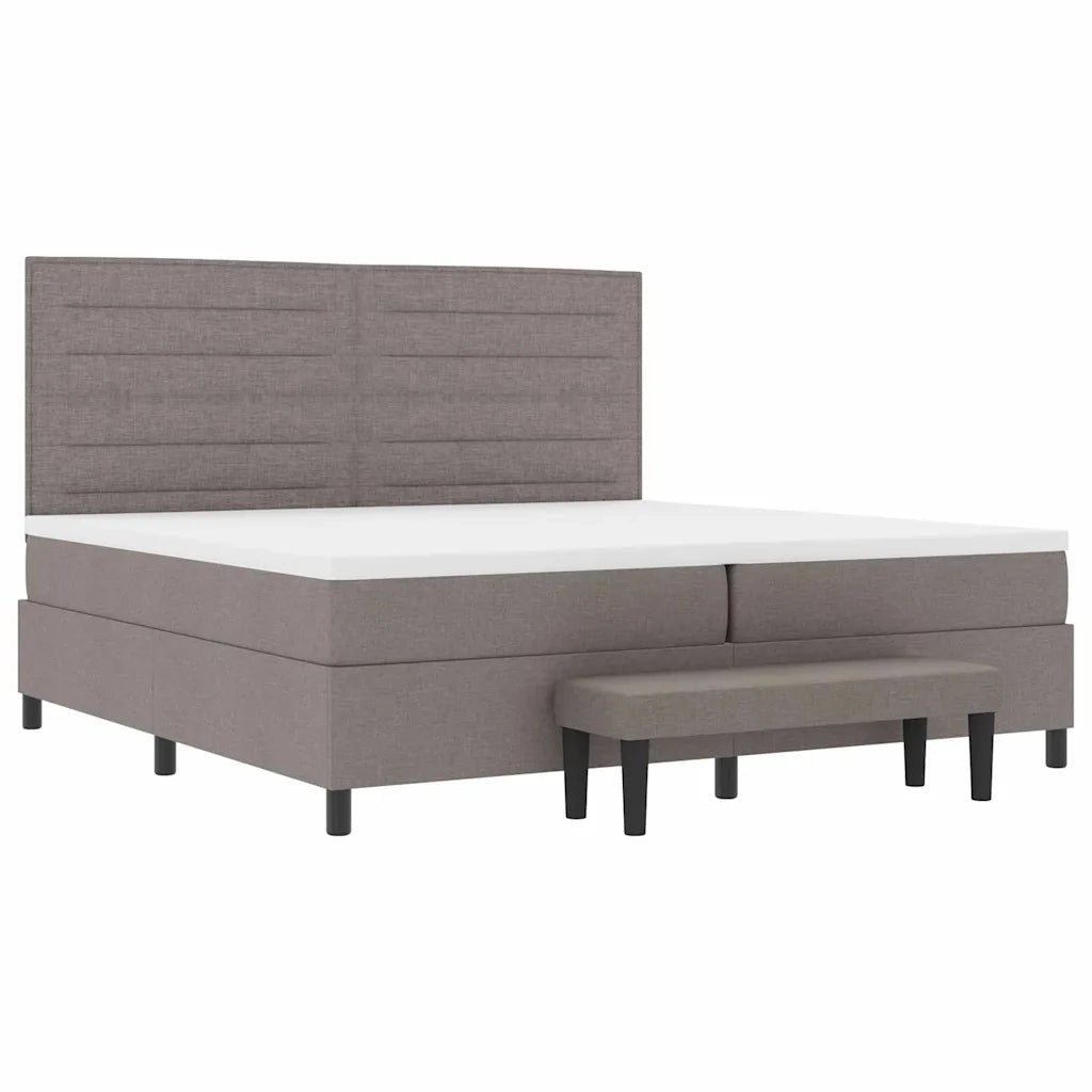 Letto a molle con testiera Talpa 200 x 200 cm Tessuto 3344020