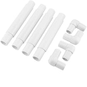 Framo a Croce per Punti di Croce - Regolabile - Borduratrice - Cinghia di Tessitura in Plastica - Maniglie a Mano - 20,3 x 20,3 cm - Fissaggio affidabile - Cinghia di Tessitura
