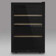 Cantinetta per vino Les Petits Champs CAVCDB62 da 62 bottiglie dual zone 12-20°C nera