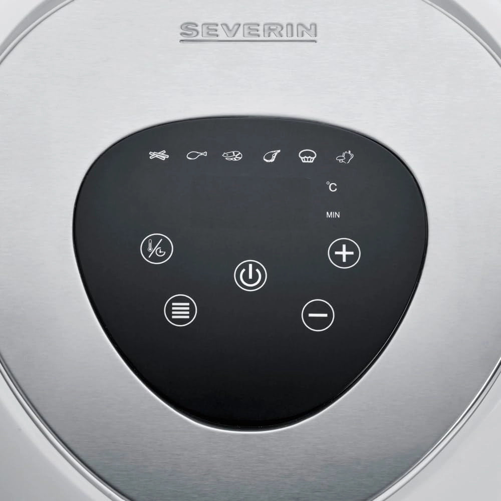 Severin fr2440 friggitrice ad aria calda, 1500 w, 6 programmi automatici, capacità del cestello 3,2 litri