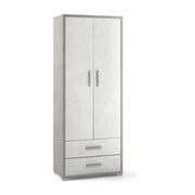 Mobile 2 Ante 2 Cassetti H182 L71 Kit Cemento cm 71x41x182h - Sarmog