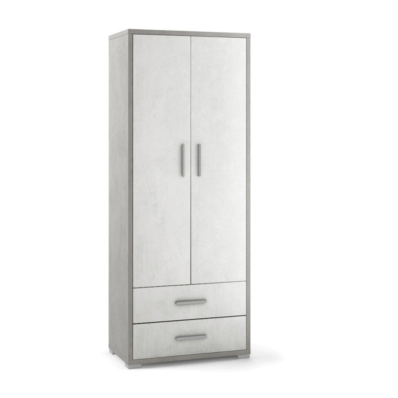 Mobile 2 Ante 2 Cassetti H182 L71 Kit Cemento cm 71x41x182h - Sarmog