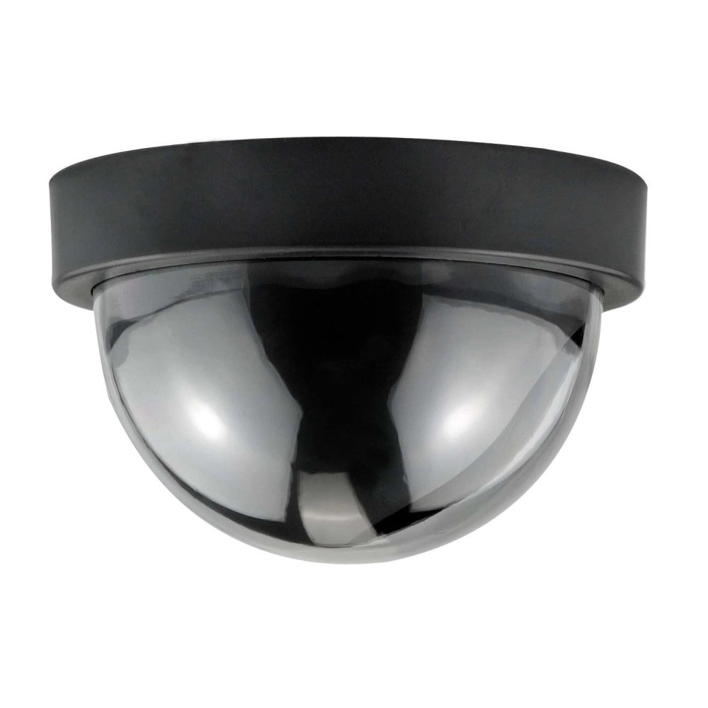 Trade Shop - Telecamera Finta Con Led Lampeggiante Dome Camera Videosorveglianza Soffitto -