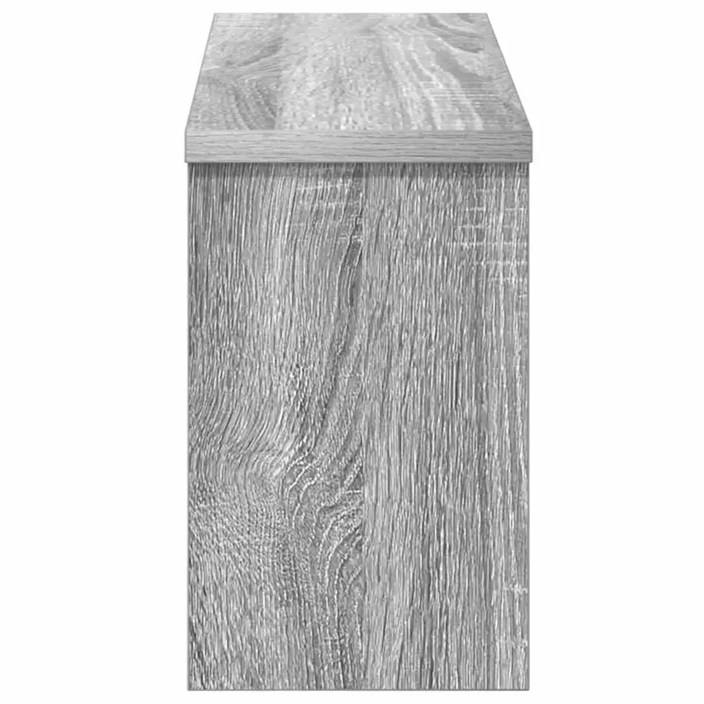 vidaXL Appendiabiti a muro Grigio sonoma 50 x 16 x 26 cm
