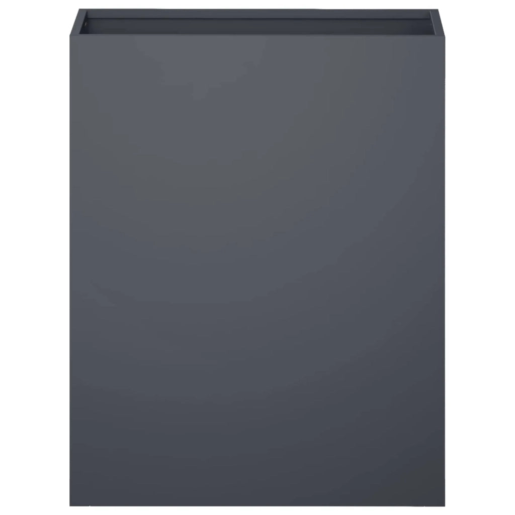Vaso da giardino 2 pz Antracite 40 x 20 x 40 cm 8005405