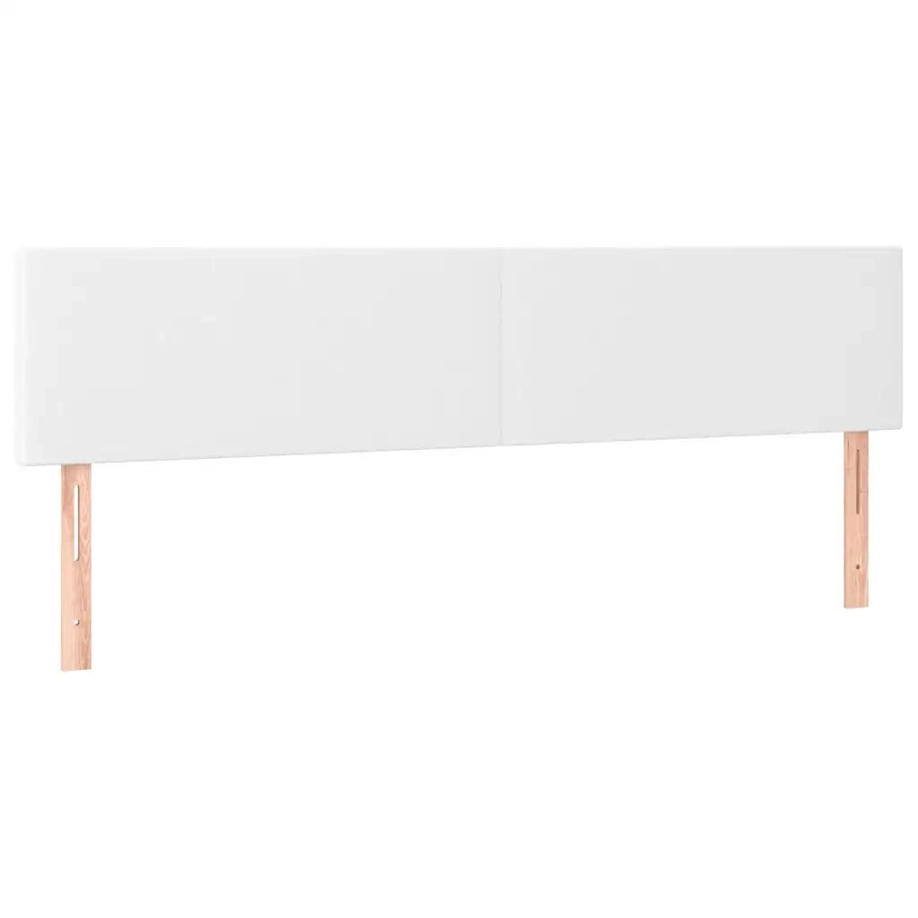 Giroletto a Molle con Materasso Bianco 120x190 cm in Similpelle
