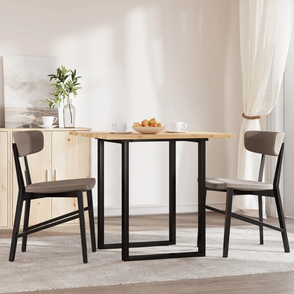 Piano Tavolo | Superficie Tavolo | Piano Scrivania Quadrato 80x80x2 cm in Legno Massello di Acacia