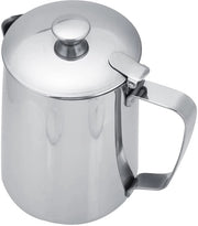 Bicchiere in acciaio inossidabile 1000ML - Coperchio - Schiuma di latte - Copertura - Fusto senza gocce - Facile da utilizzare - Bicchiere per latte