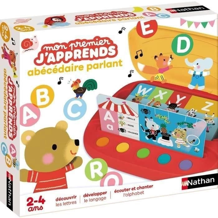 IL MIO PRIMO IMPARO - ABECEDARIO PARLANTE - Gioco educativo - NATHAN - Scopri l'alfabeto interattivo!