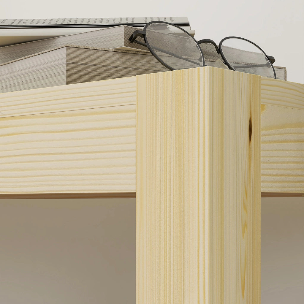 PANCA 3 POSTI 175x33x45 cm Legno Naturale