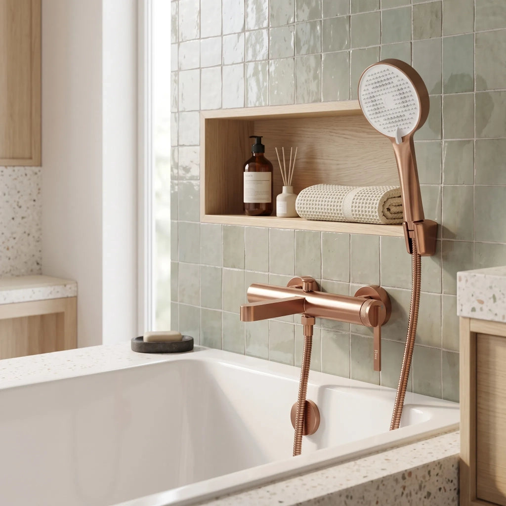 Rubinetto Da Vasca Rea Grace Brush Copper