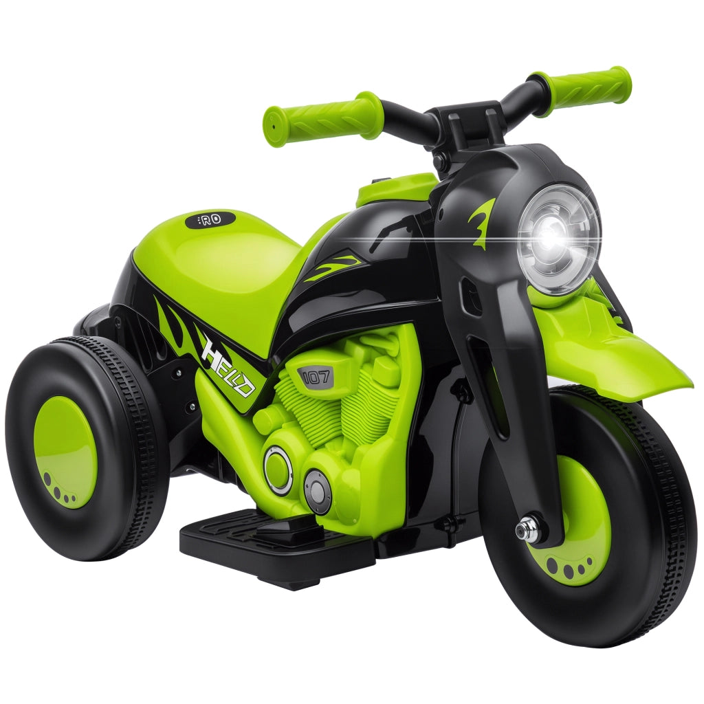 Moto Elettrica per Bambini Verde ¨C zephmum ¨C 3 km/h 30 kg