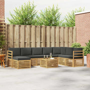 Set divani Legno di Acacia Massello 3392337