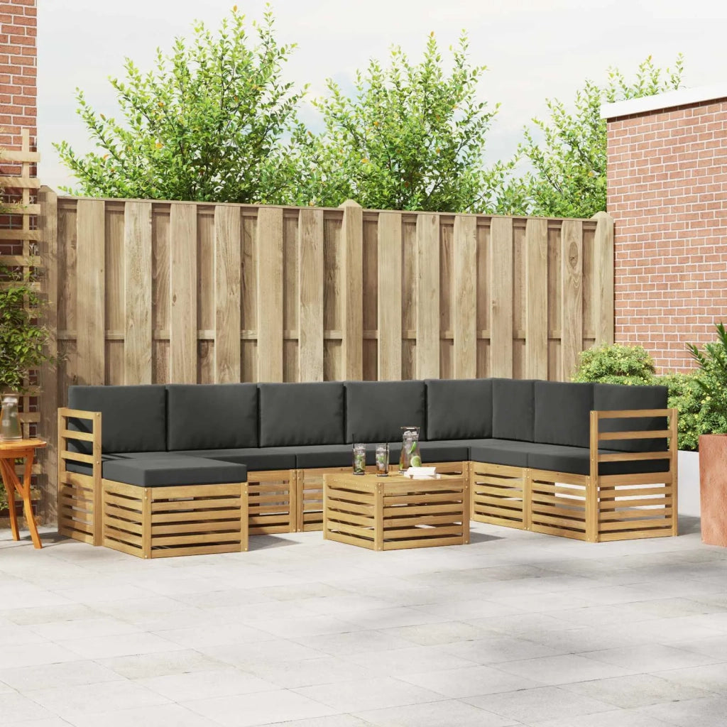 Set divani Legno di Acacia Massello 3392337
