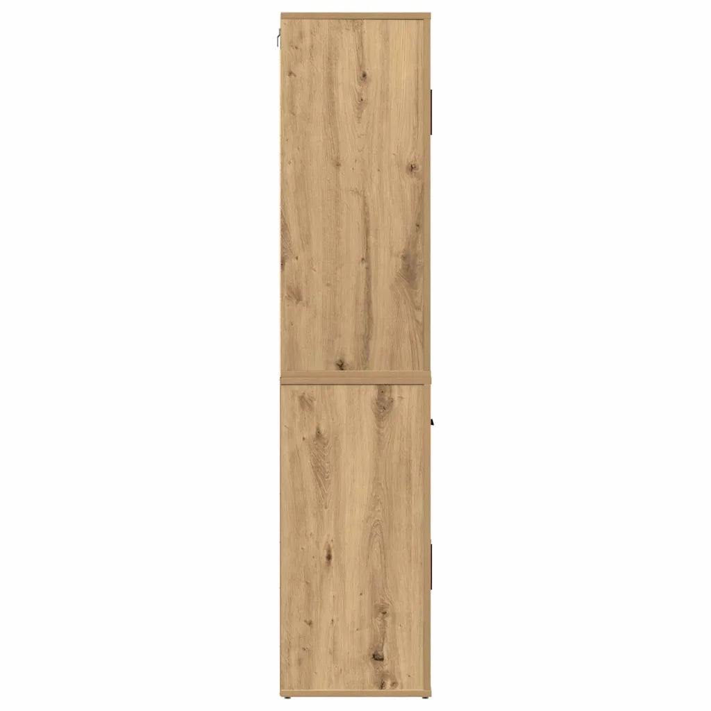 Highboard rovere artigianale 80 x 33 x 150 cm Legno multistrato 3334341