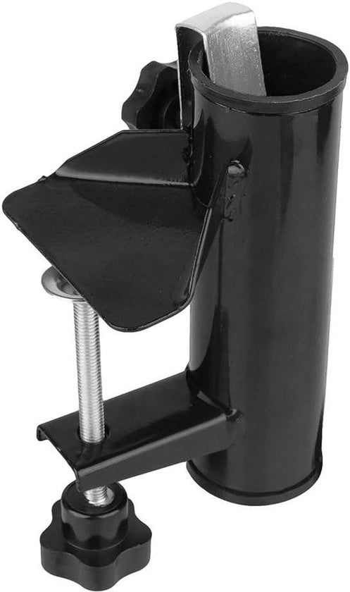 Sostegno per ombrellone da balcone - Crea un'area di ombra perfetta per ombrelloni da 19-38 mm - Nero