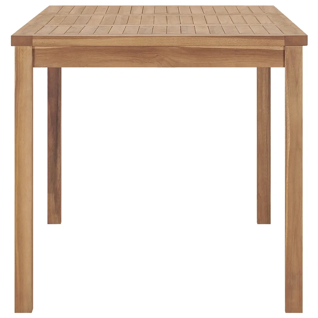 Set da pranzo da giardino 7 pz 140x80 cm in legno massello di teak 3059932