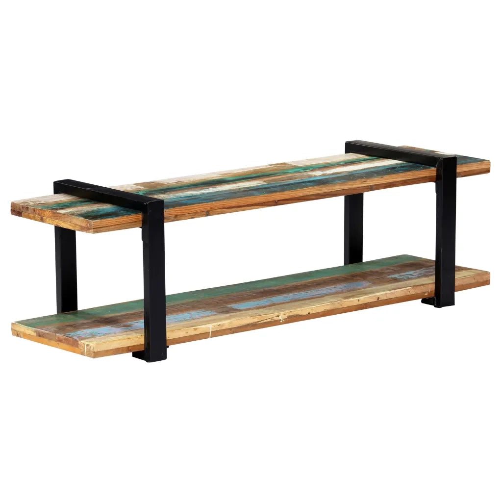 Mobile Porta TV 130x40x40 cm in Legno Massello di Recupero 247884