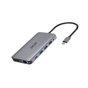 Acer 12-in-1 type-c dongle cablato usb 3.2 gen 1 (3.1 gen 1) type-c argento - HP.DSCAB.009