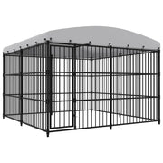 Cuccia da esterno Gabbia Parco per cani da esterno con tetto 300 x 300 x 210 cm 02_0000449