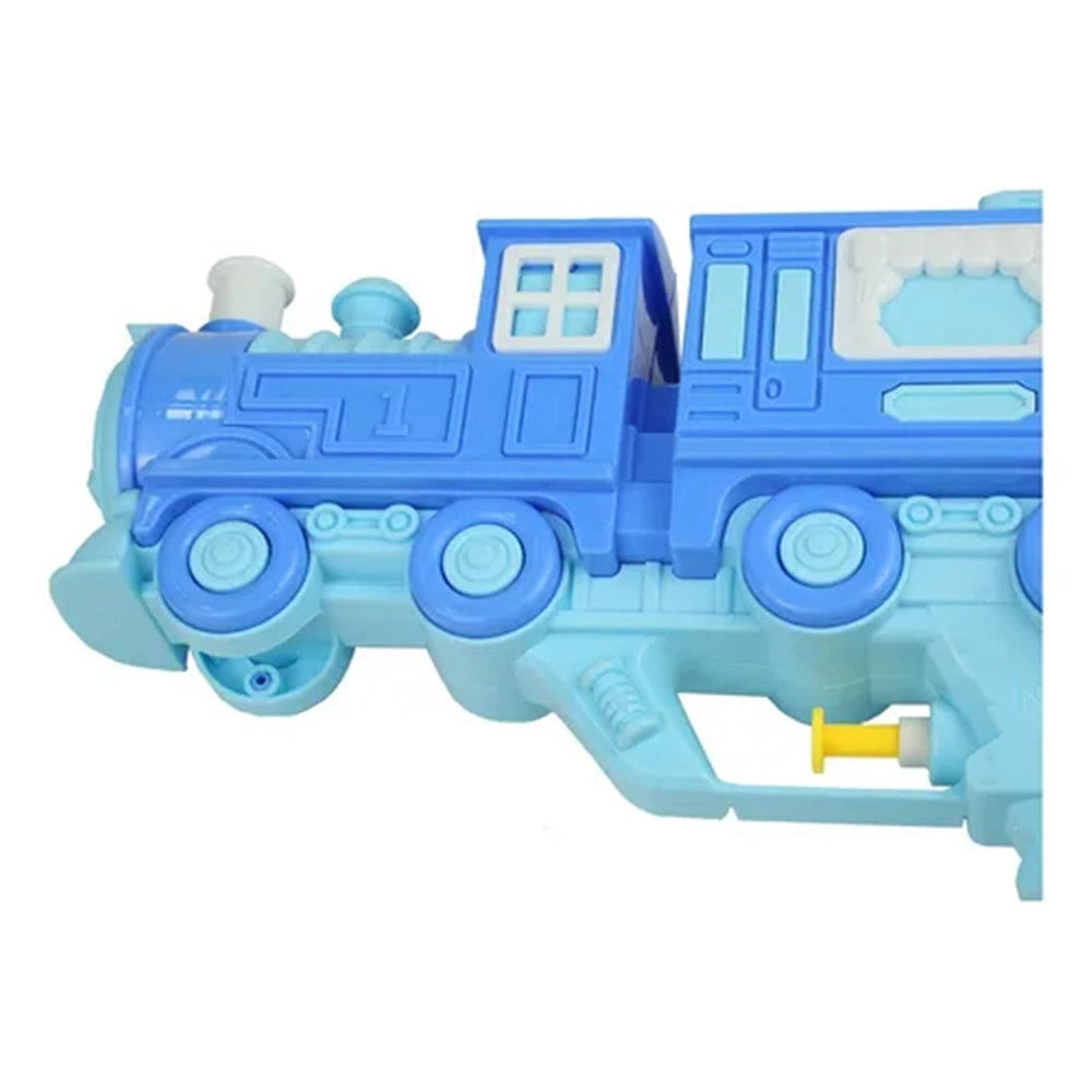 Trade Shop - Pistola Ad Acqua 5183 Design Locomotiva Con Vagone Per Bambini Gioco Estivo 23 Cm 618553 -