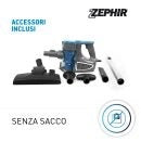 SCOPA ELETTRICA MULTIFUNZIONE ZHV185 ZEPHIR  2 IN 1 VOLT 230 WATT 600