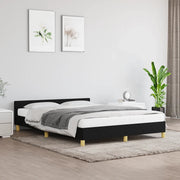 Giroletto senza Materasso Nero 140x190 cm in Tessuto 347409