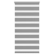 Tenda a rullo | Tenda avvolgibile zebra 80,9x150 cm Tessuto Larghezza 76,7 cm grigio