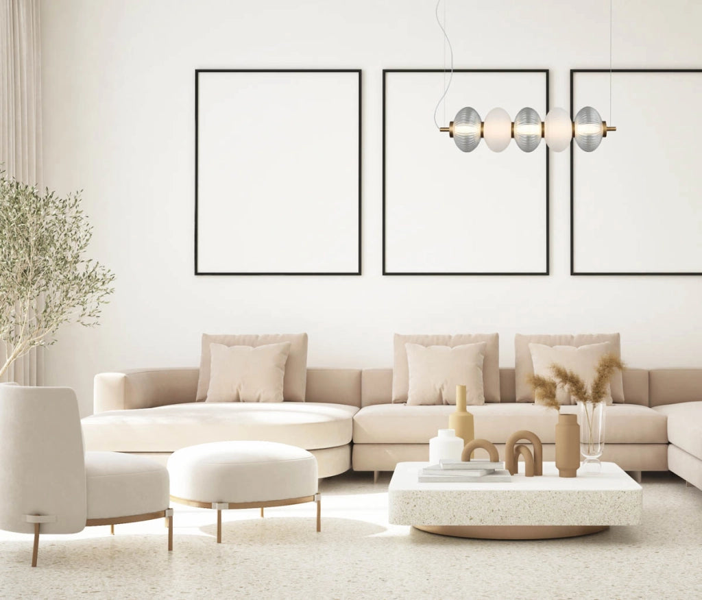 Lampada a sospensione Italux Testa LED 19W vetro