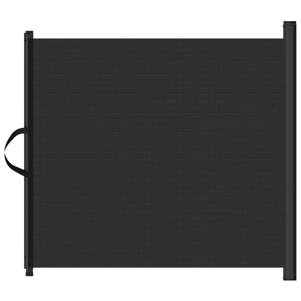 Cancelletto Retrattile per Animali Domestici Nero 102,5x125 cm 4004132