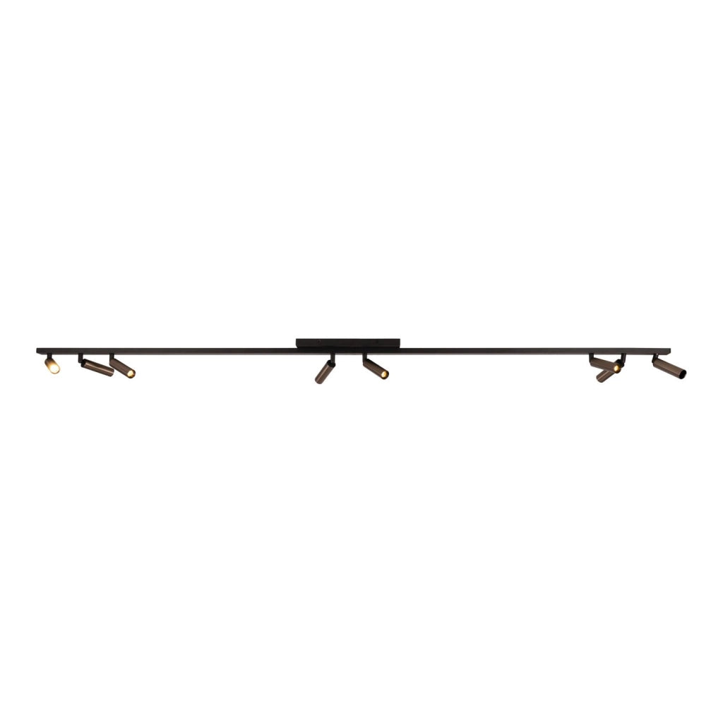 Faretto soffitto KEONI 8xG9 marrone alluminio Lucide
