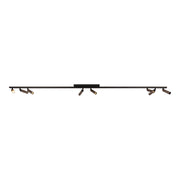 Faretto soffitto KEONI 8xG9 marrone alluminio Lucide
