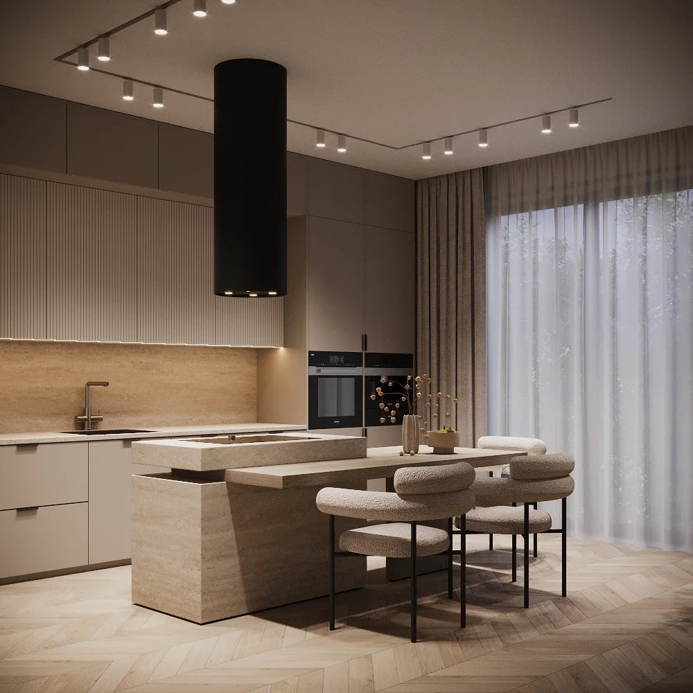 Maytoni Lampada da binario moderna Unity Artisan 1 luce GU10 nero alluminio