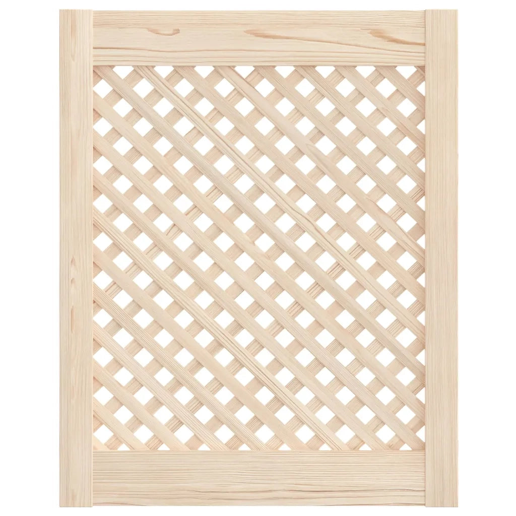 Ante con Design a Reticolo 2 pz 49,5x61,5 cm in Legno di Pino 372791