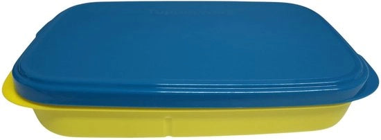 Lunchbox per viaggiatori con divisione a scatola Eco+ Scuola (giallo turquesa 590 ml)