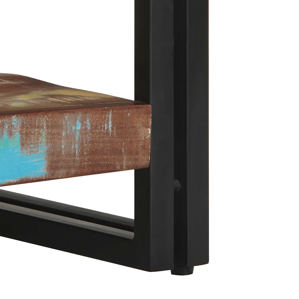Tavolino Salotto Multicolore 70x50x38cm Legno Massello Recupero 4102720
