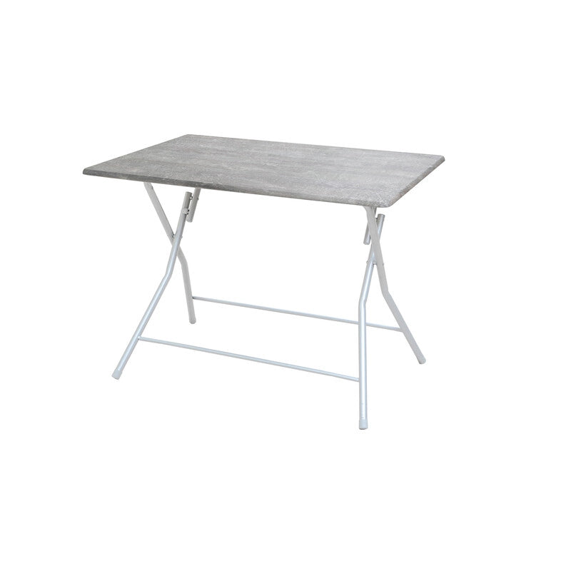 TAVOLO PIEGHEVOLE BINGO 120X80XH75CM CEMENTO