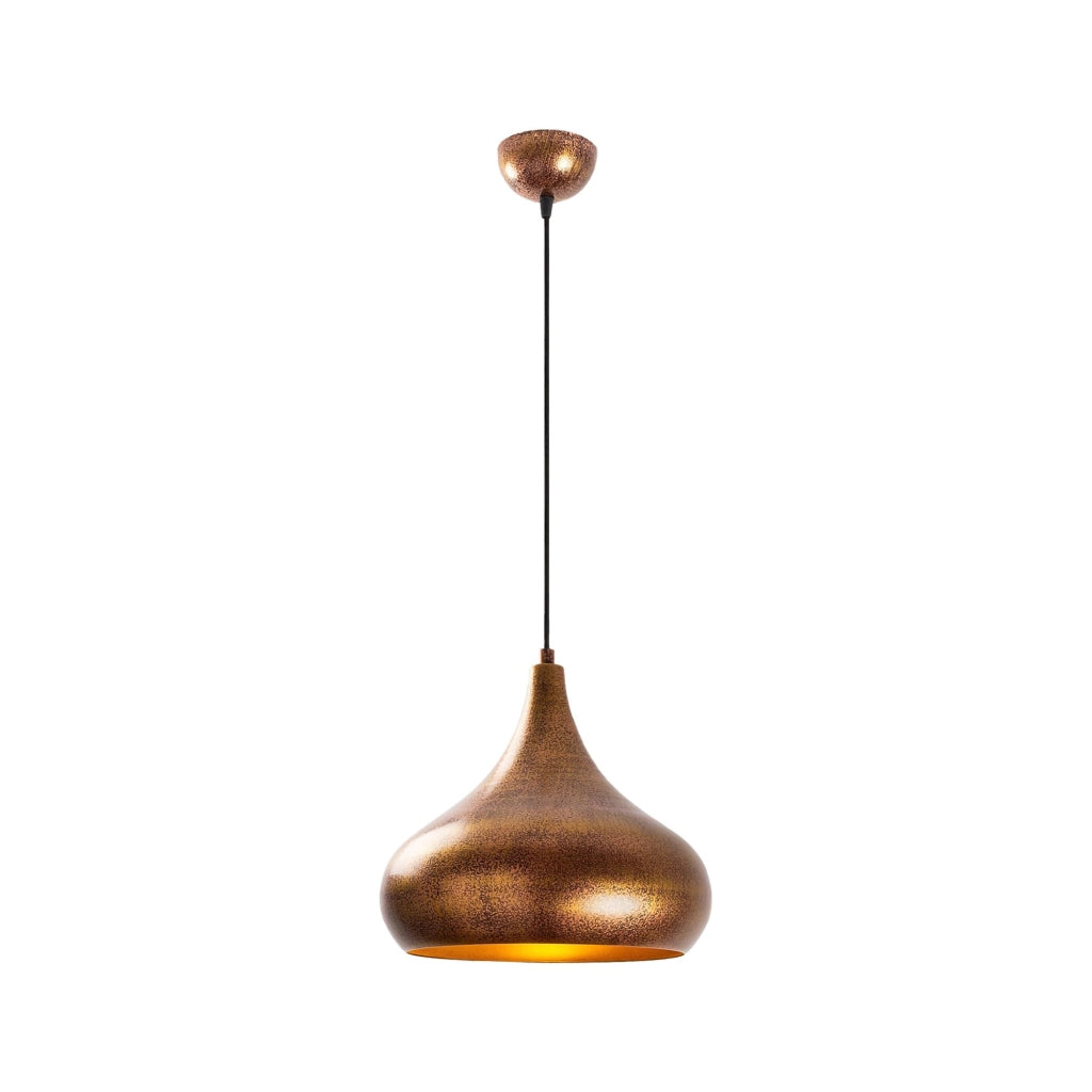 Ricco, Lampada a Sospensione 942flg1316, Marrone Rame
