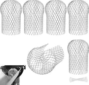 Blade protezione per canali di scarico - Prevenire ostruzioni - Set di 6 - Alluminio