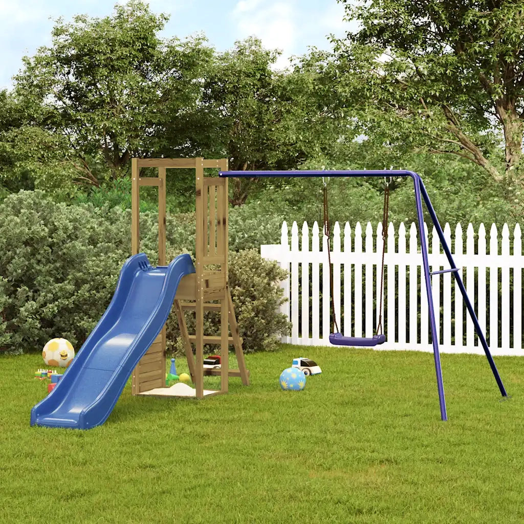 Set da Gioco da Esterno in Legno di Pino Impregnato CFW4783864