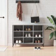 Scarpiera-Scaffale per scarpe Grigio Sonoma 100x35x70 cm in Legno Multistrato