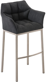 Barhocker Damaso E Stoff mit 4-FuЯ Gestell