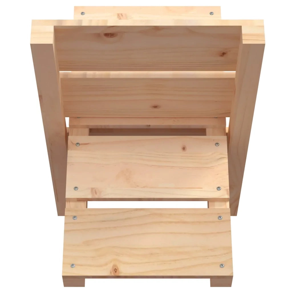 Portaceppi 47x39,5x48 cm in Legno Massello di Pino 822447