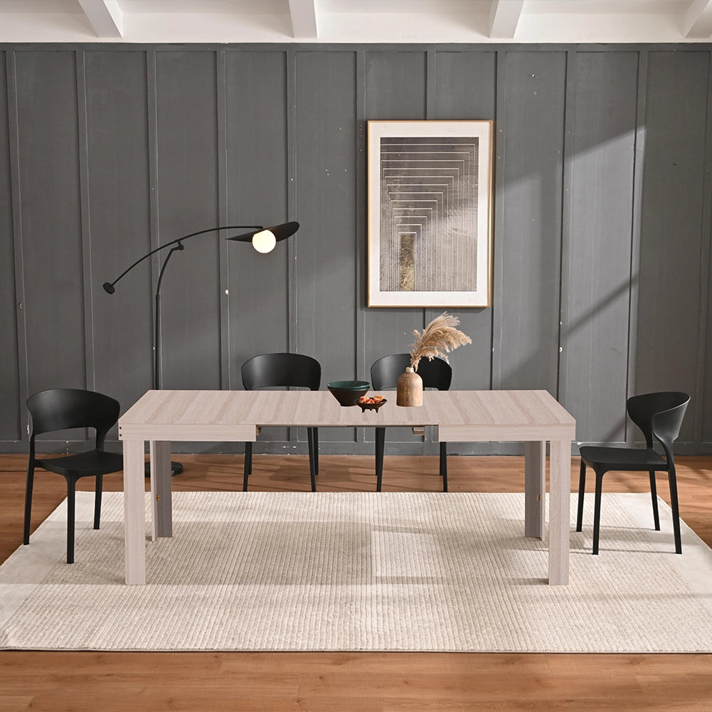 Tavolo da Pranzo Allungabile 120-200 cm Cucina Soggiorno Moderno 4/6 posti Olmo